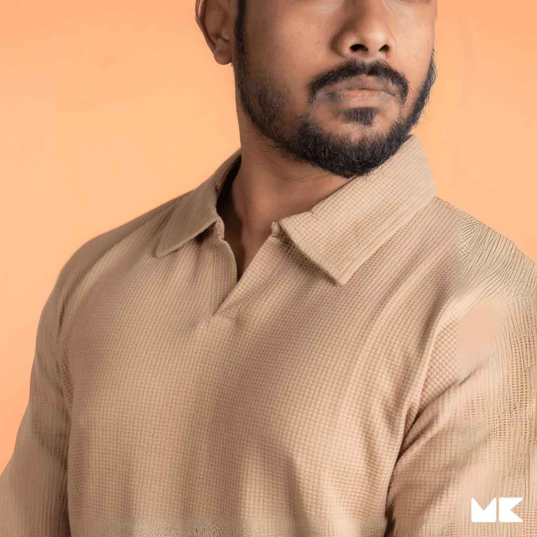 Waffle Fabric Polo T-Shirts for Men and Women | Unisex | Stylish and Comfortable | Mad Koffee Fashion Upgrade your wardrobe with our unisex waffle fabric polo t-shirts. Made from premium waffle-textured fabric, these polo tees offer a breathable fit and a sleek, versatile look, perfect for any casual or semi-formal setting.