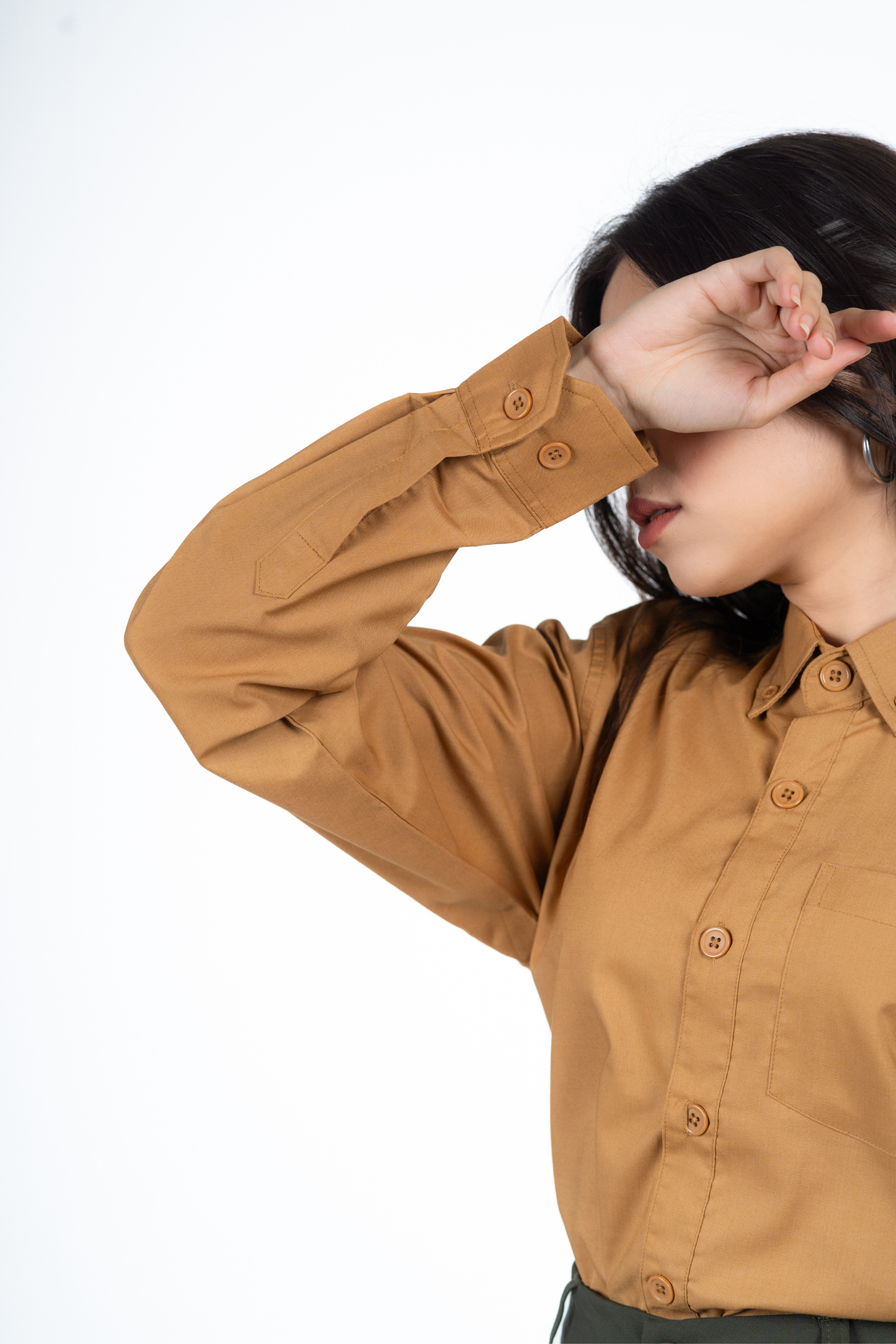 Button-Down Oxford Shirt – Mocha Dust