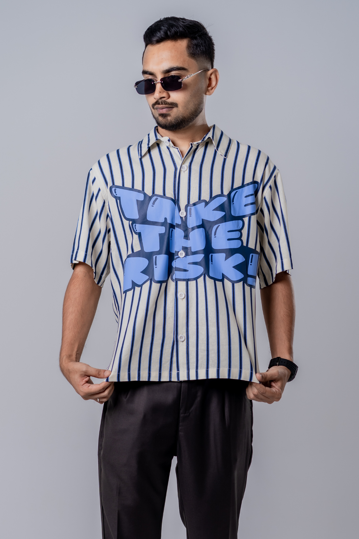 Remi Cotton Striped Shirt – Take The Risk