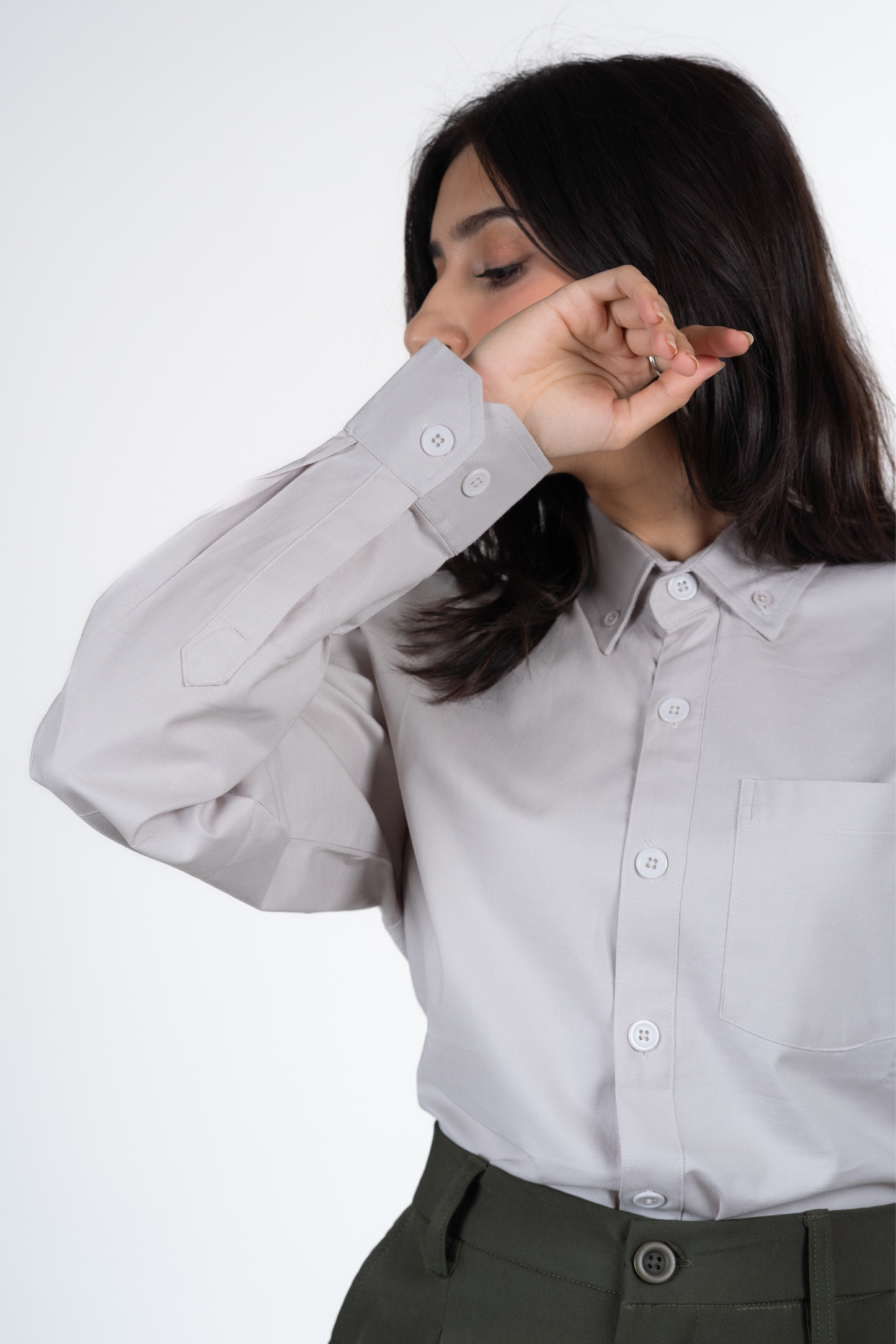 Button-Down Oxford Shirt – Vanilla Cream