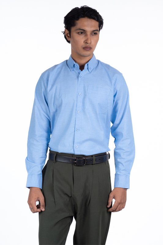 Button-Down Oxford Shirt – Ocean Breeze