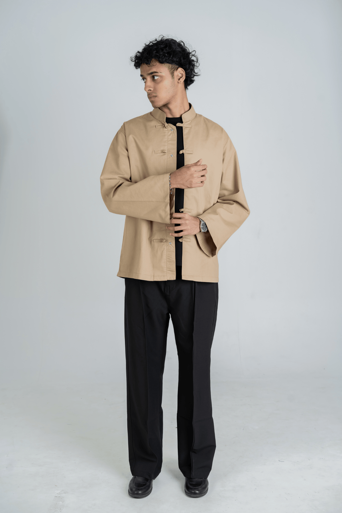 Elevate Shacket – Beige