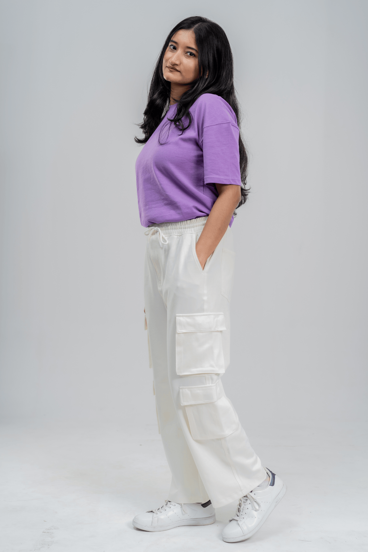 Mad Koffee 4 Way Stretch 8 Pocket Baggies - Cloud White