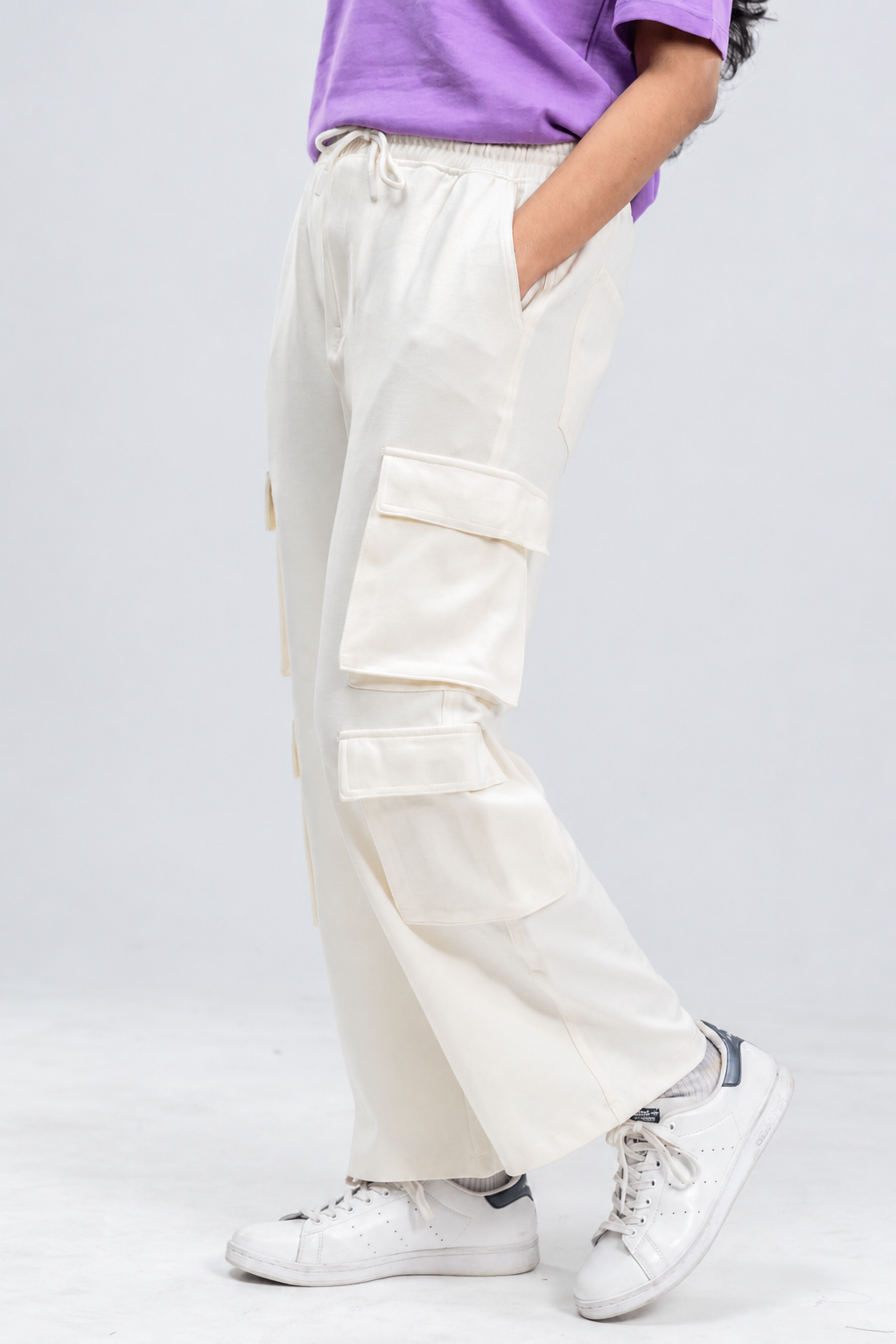 Mad Koffee 4 Way Stretch 8 Pocket Baggies - Cloud White