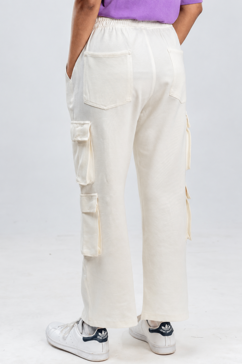 Mad Koffee 4 Way Stretch 8 Pocket Baggies - Cloud White