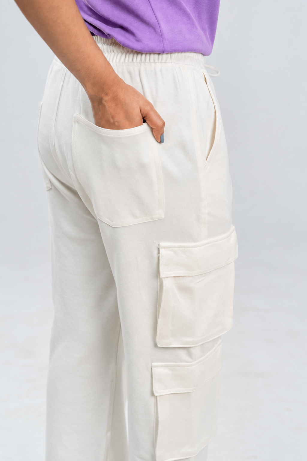 Mad Koffee 4 Way Stretch 8 Pocket Baggies - Cloud White