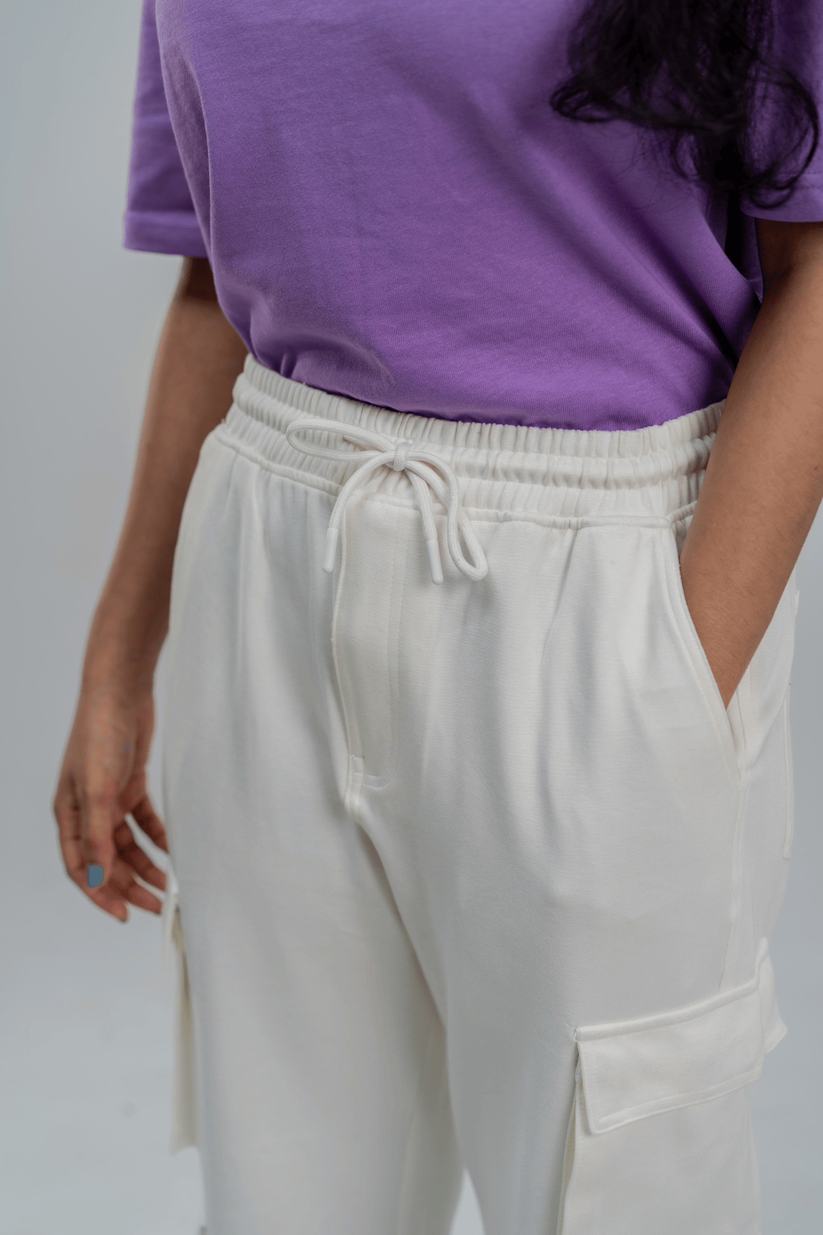 Mad Koffee 4 Way Stretch 8 Pocket Baggies - Cloud White