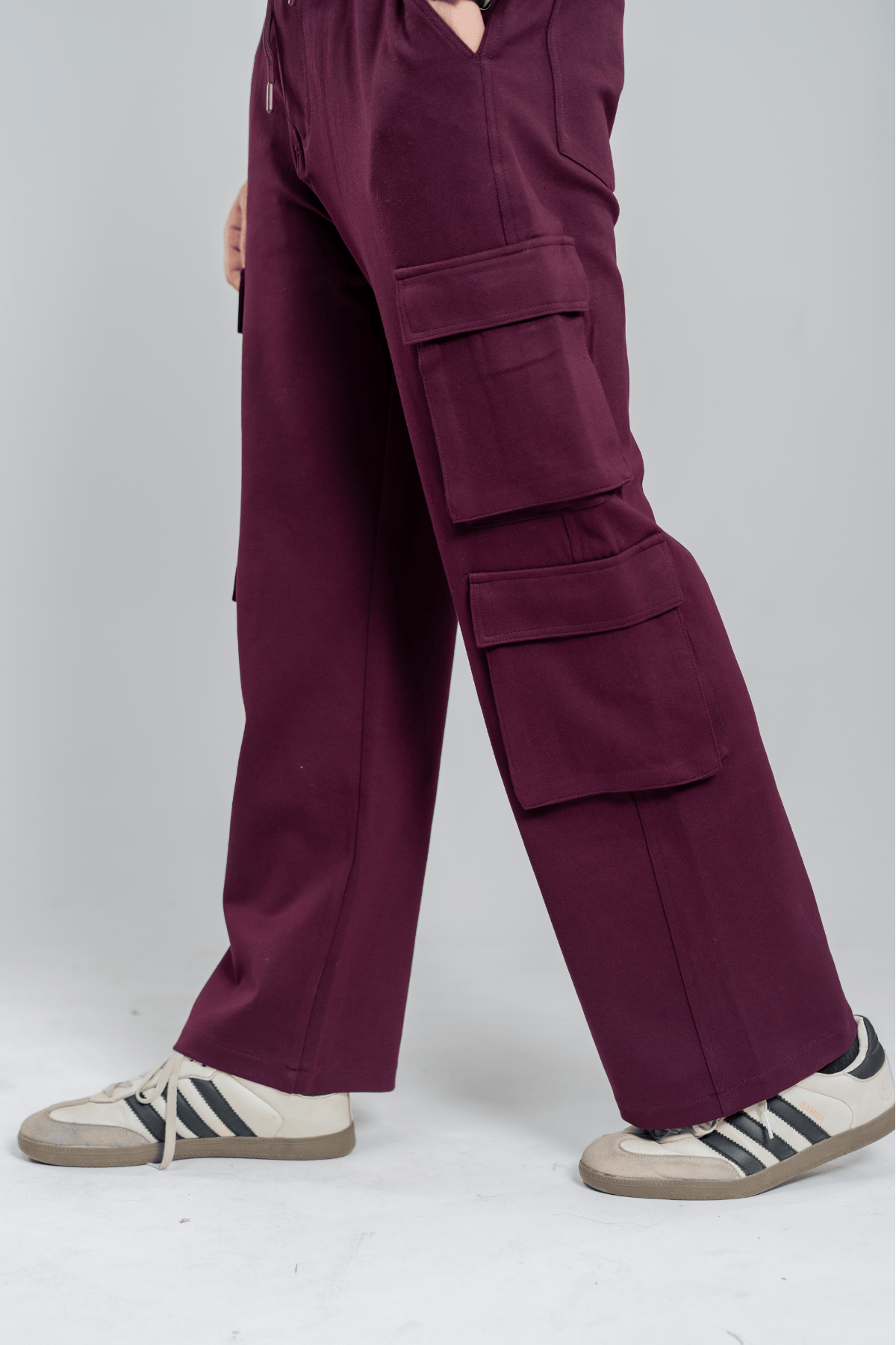 Mad Koffee 4 Way Stretch 8 Pocket Baggies - Deep Maroon