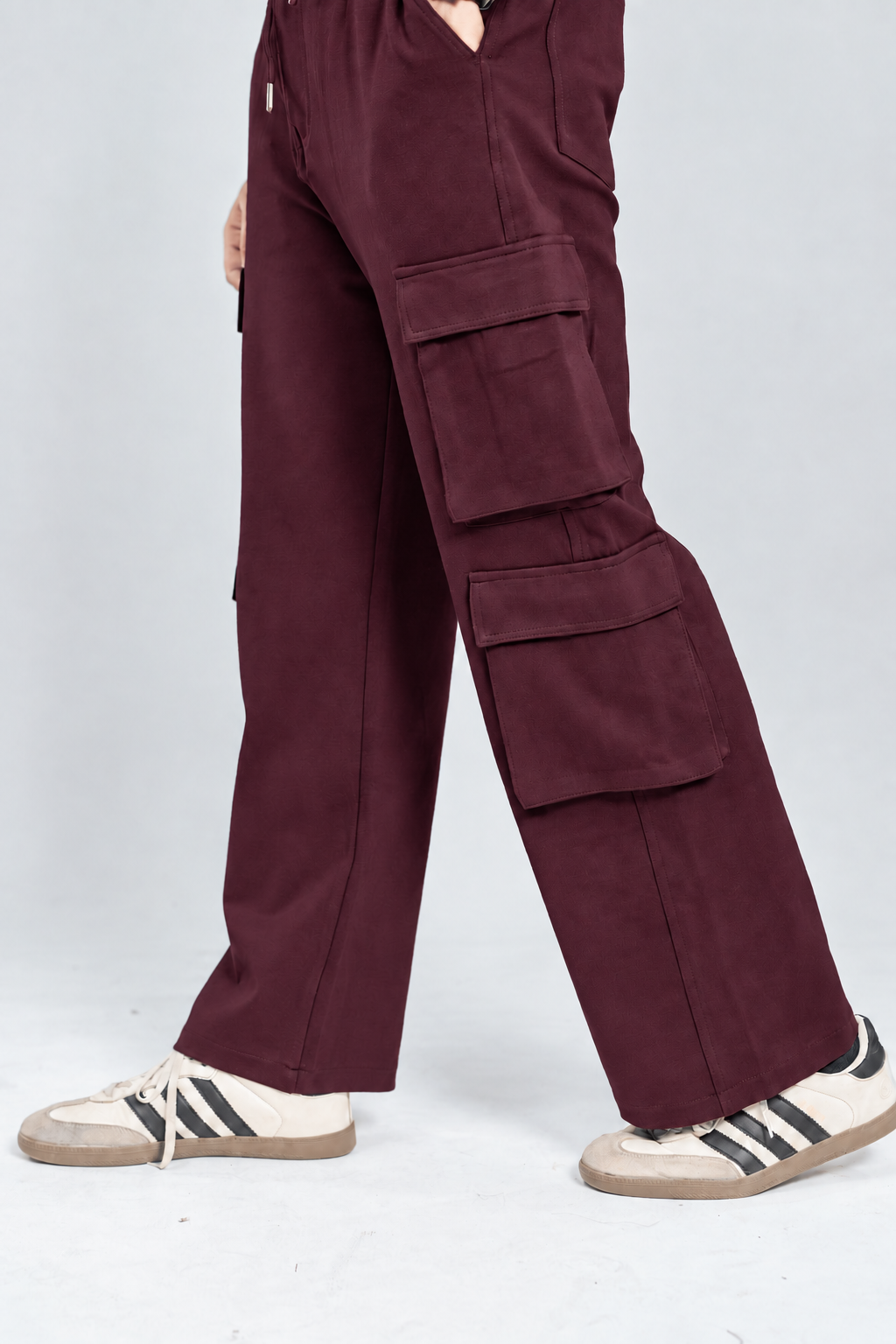 Mad Koffee 4 Way Stretch 8 Pocket Baggies - Deep Maroon