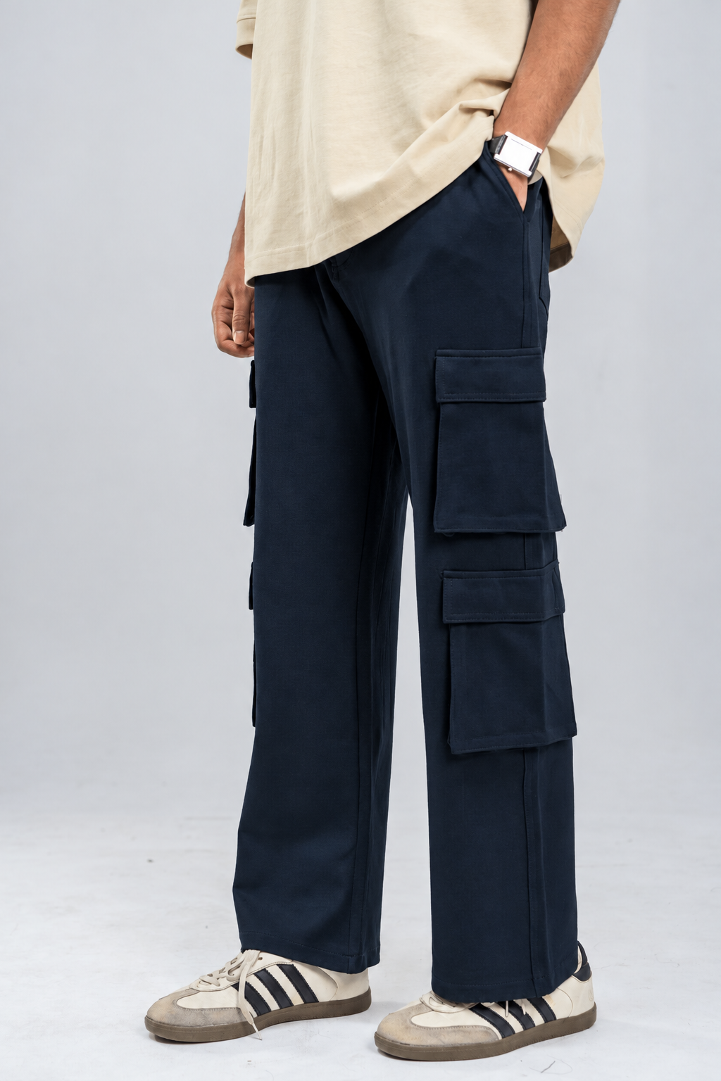 Mad Koffee 4 Way Stretch 8 Pocket Baggies - Midnight Navy