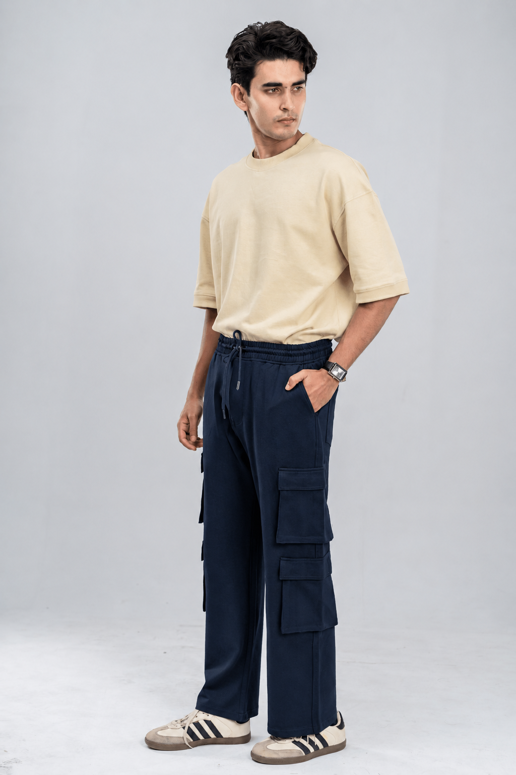 Mad Koffee 4 Way Stretch 8 Pocket Baggies - Midnight Navy