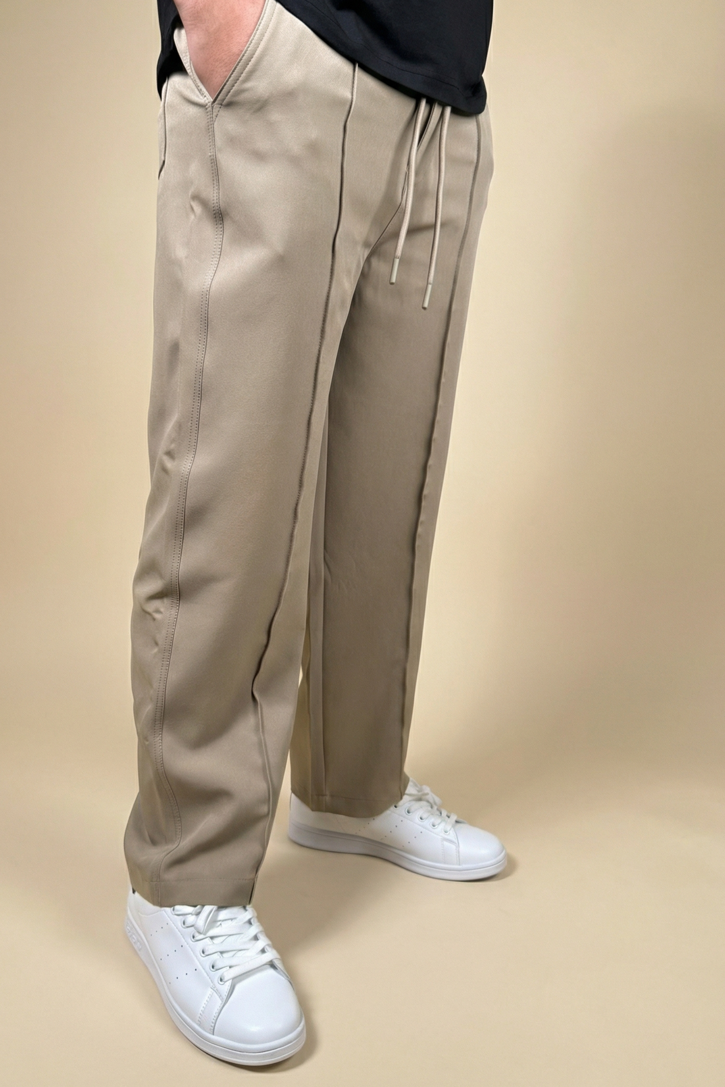 DeskToDinner Pants – Beige