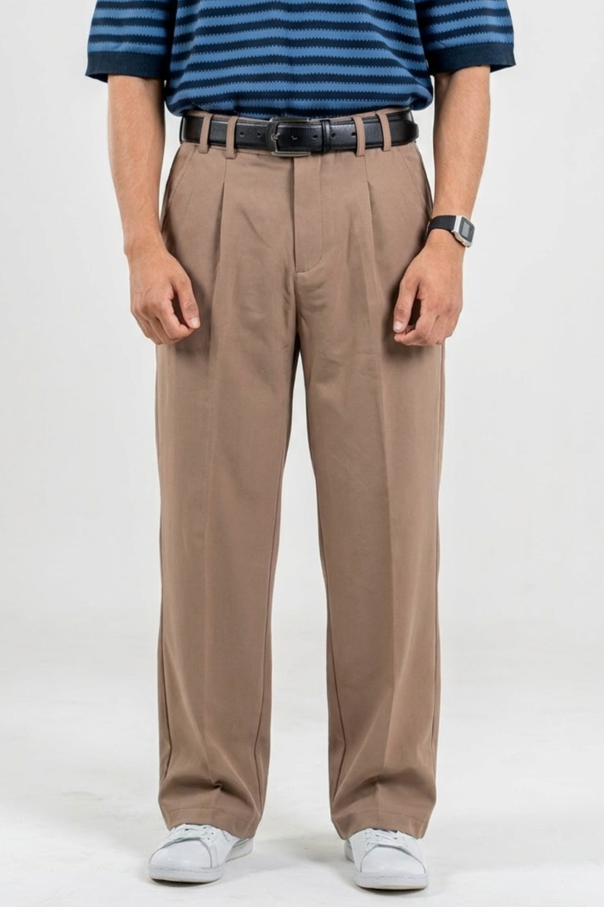 Korean Pants - Taupe (Warm Khaki)