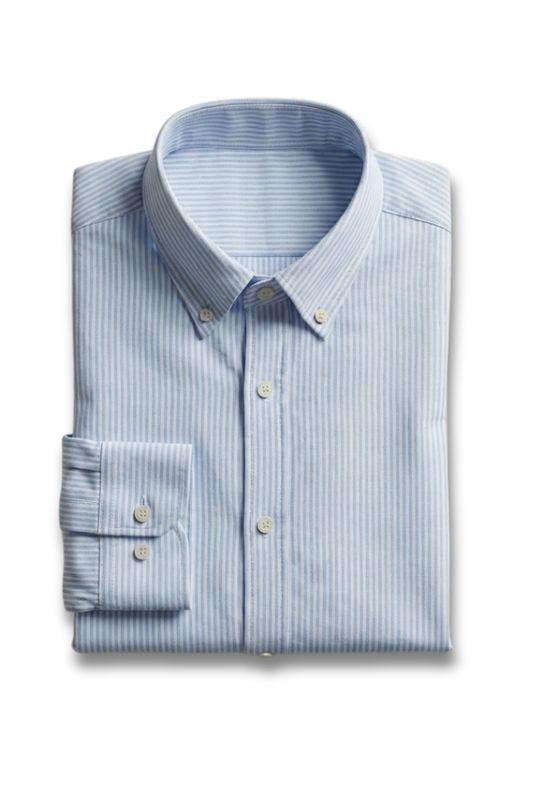 AirLight Button-down Shirts – Light Blue Stripes