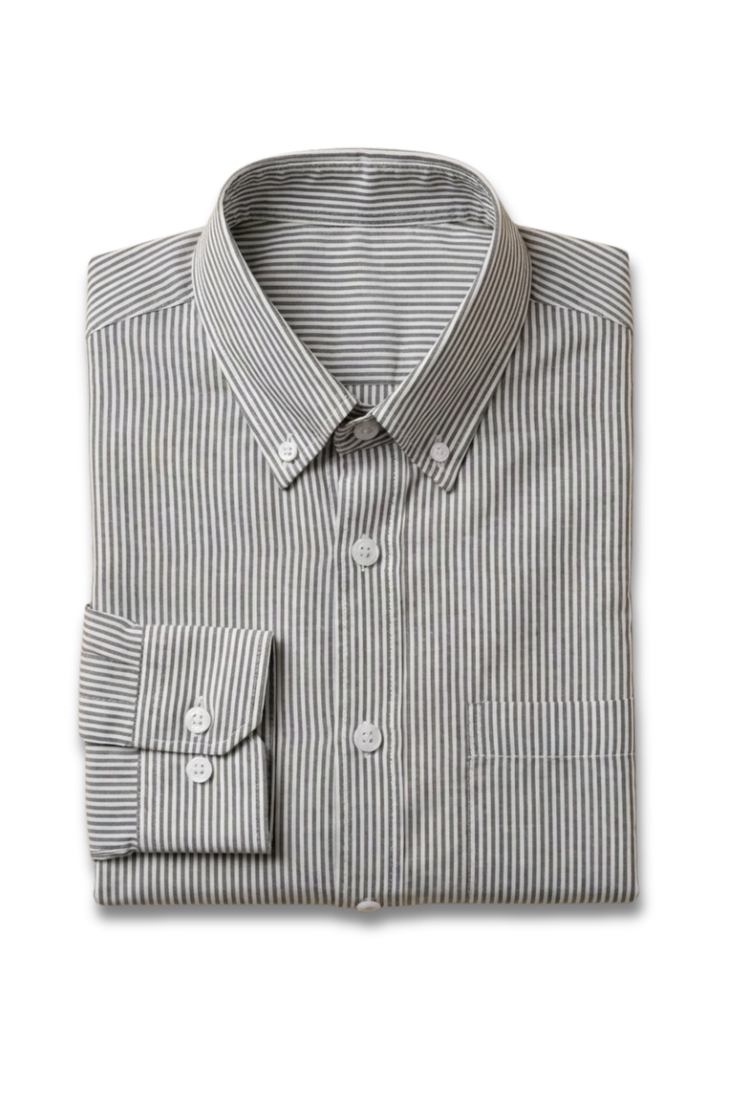AirLight Button-down Shirts – Grey Striped