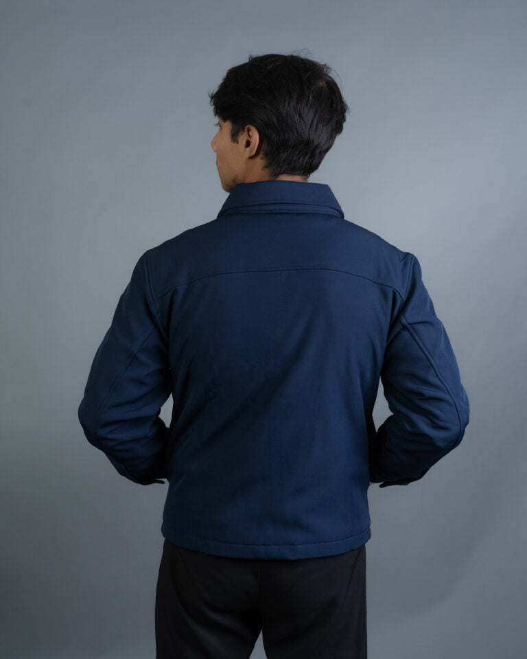 Bonded Jacket- Navy Blue