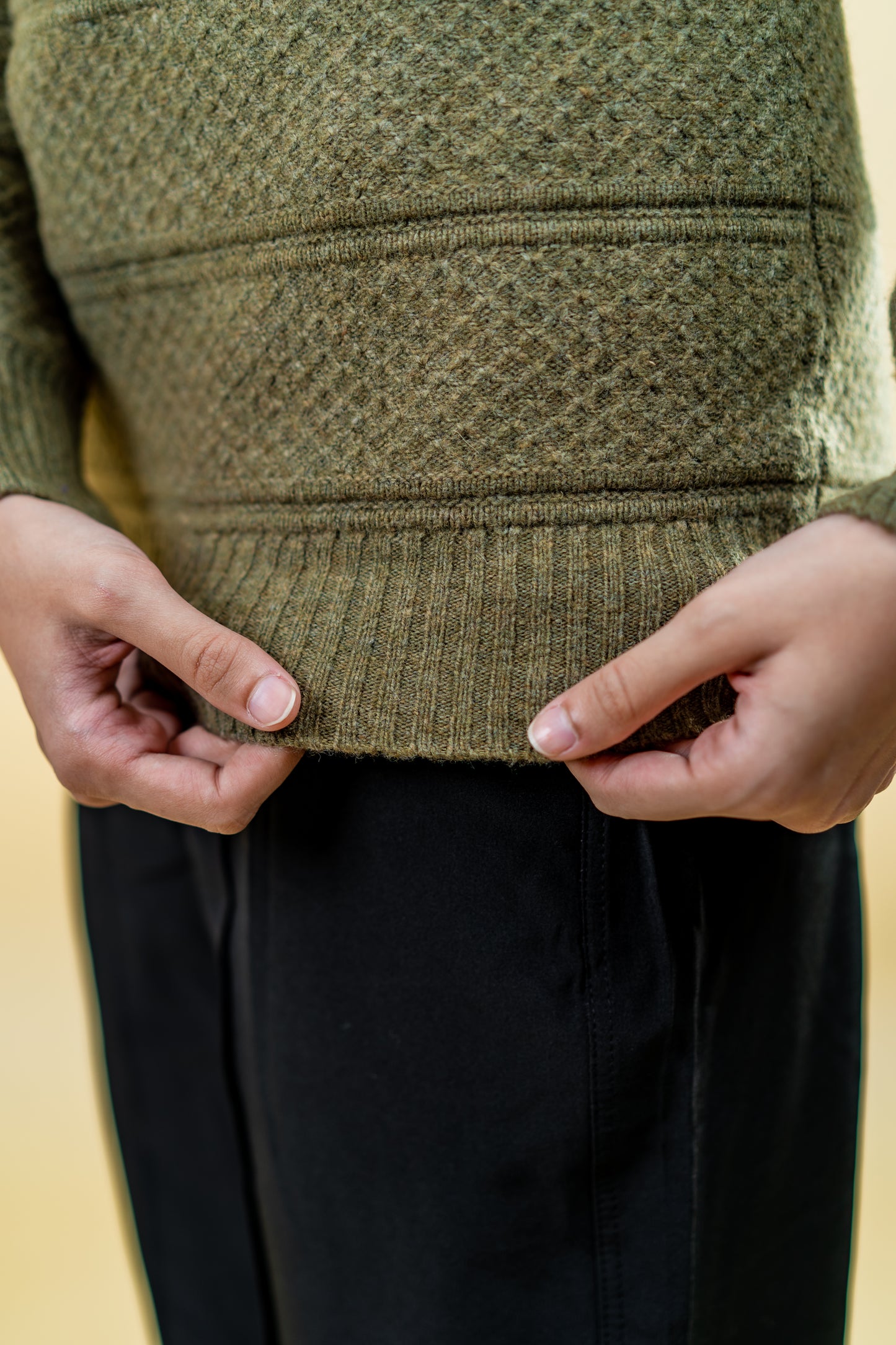 Polyamide Sweater: Olive