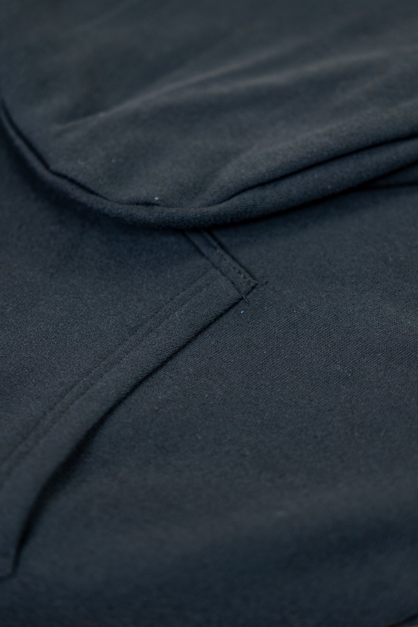 Oversized Drop Shoulder Hoodie: Black