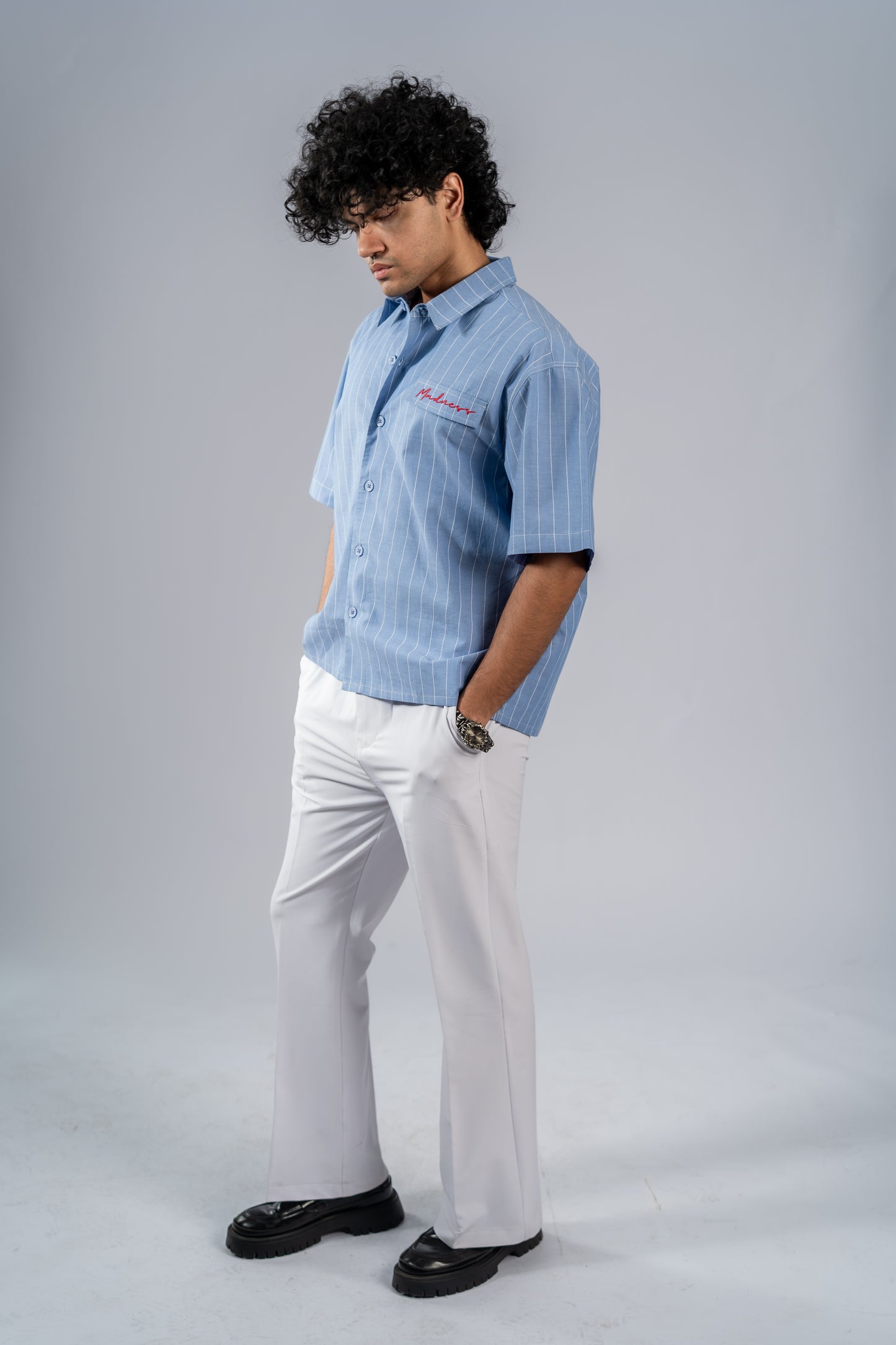 Bootcut Pajamas - White (DELIVERY ON 16th-17th March Inside Dhaka)