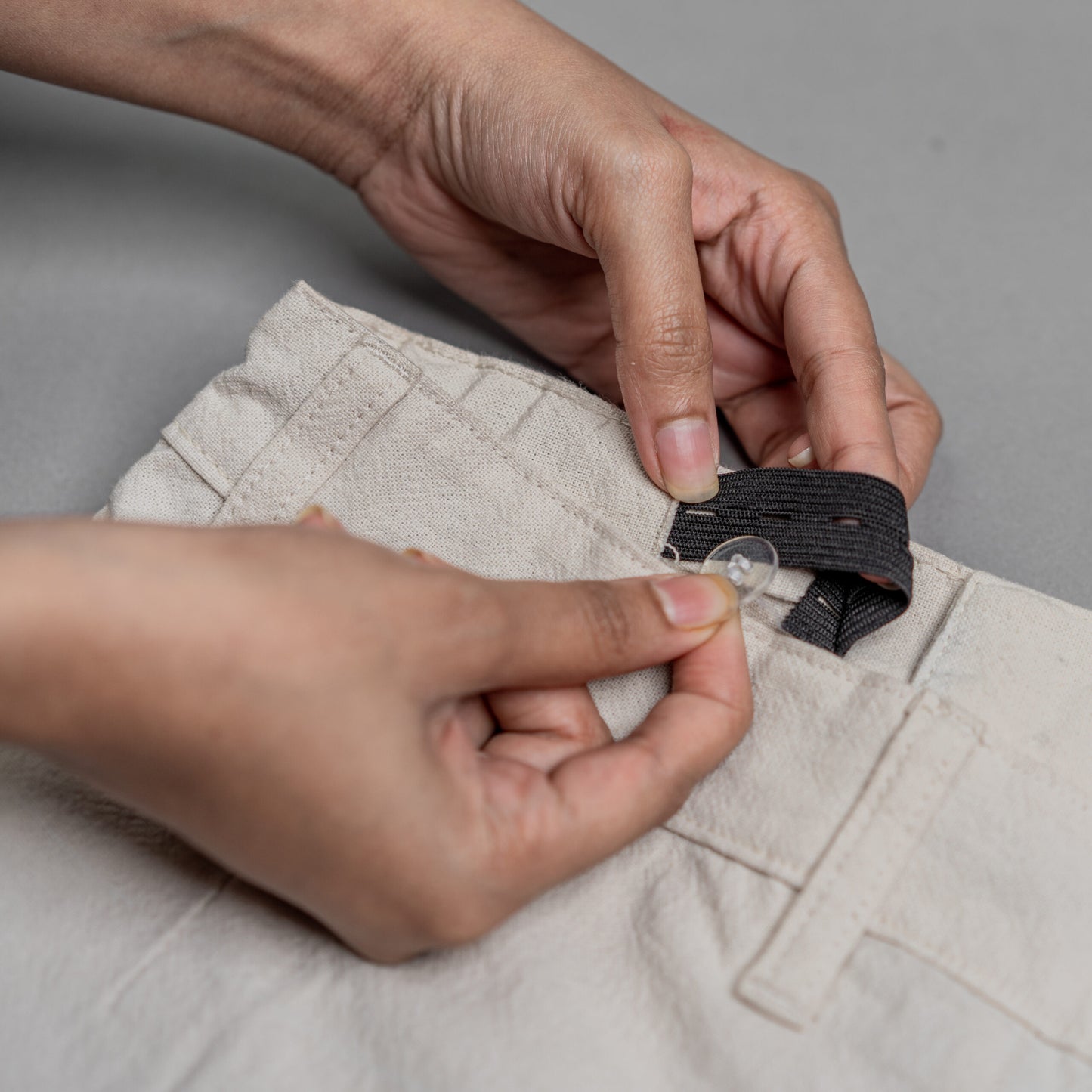 Linen Relaxed Fit Pant – Ivory Cream