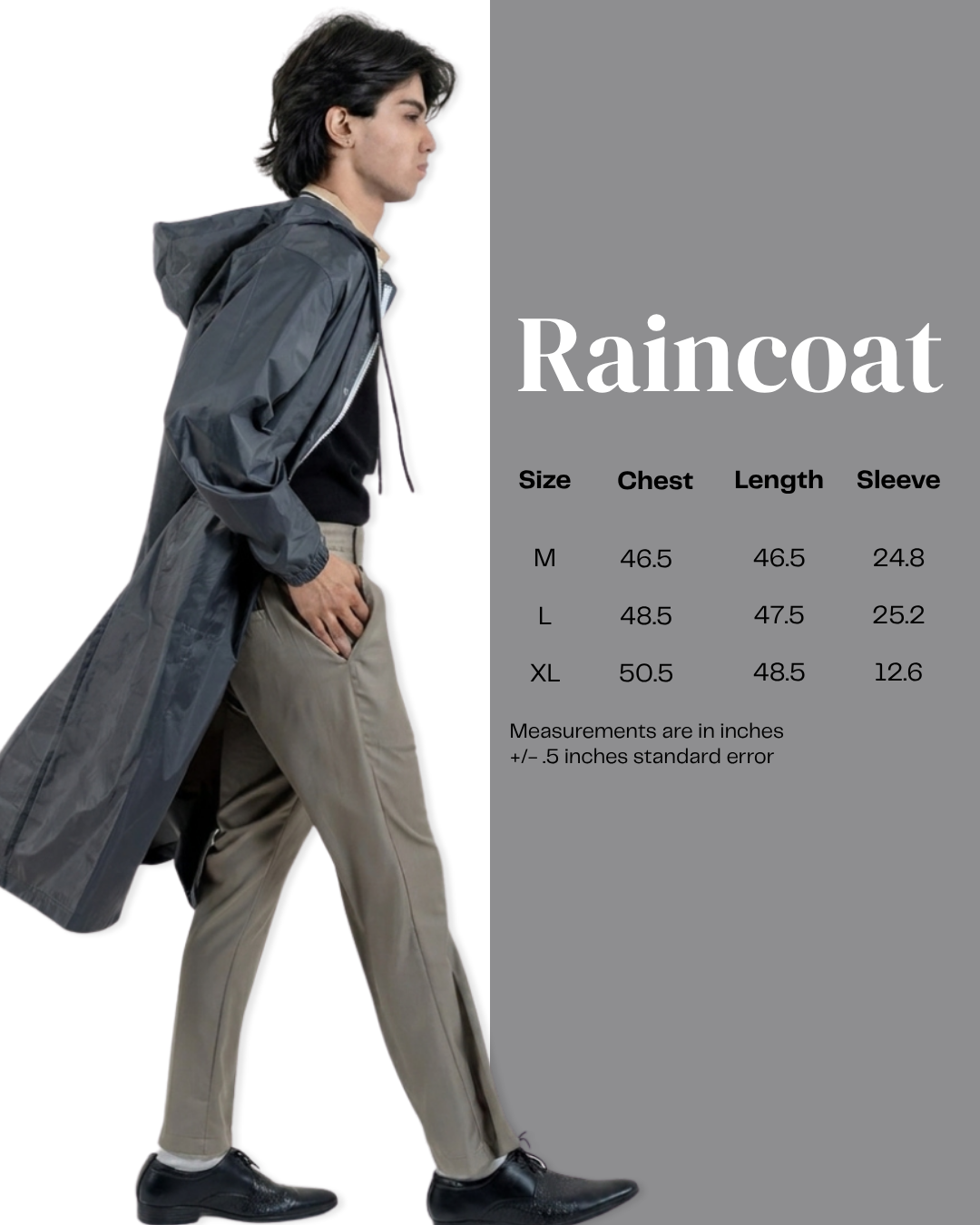 Raincoat - Stormcloud