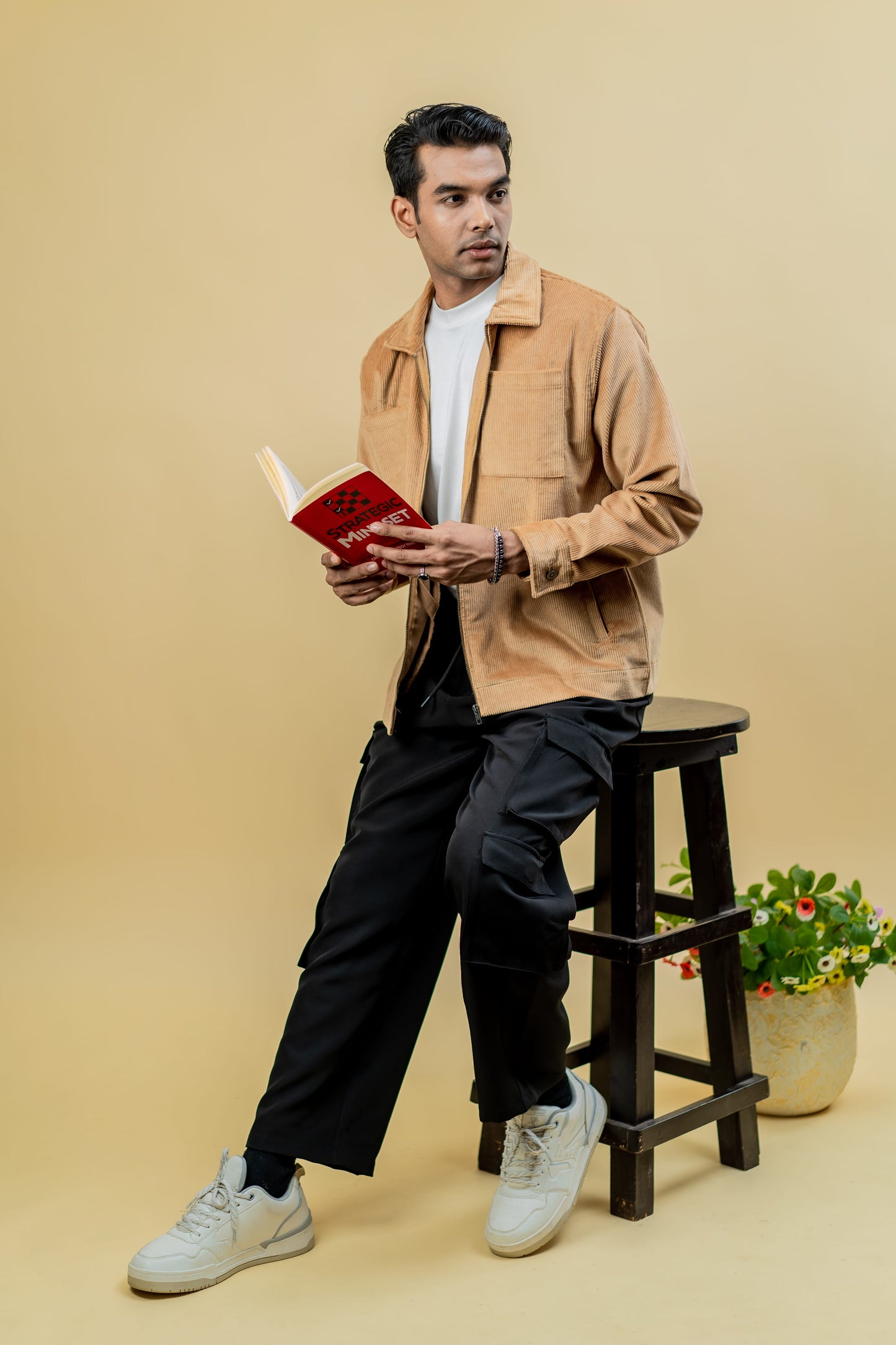 Mad Koffee Cord Jacket Cord Jacket-Brown