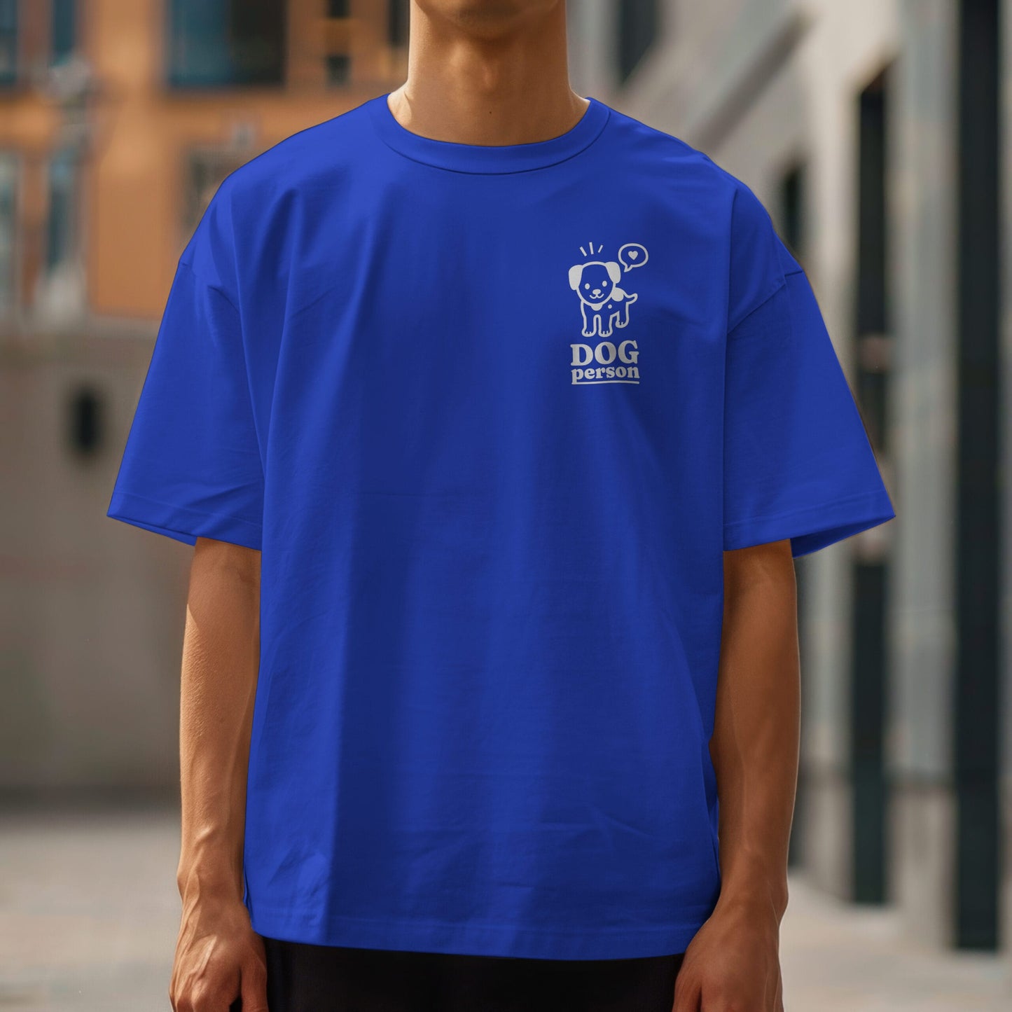 Mad Koffee Dog Person - Oversized Drop Shoulder T-shirt