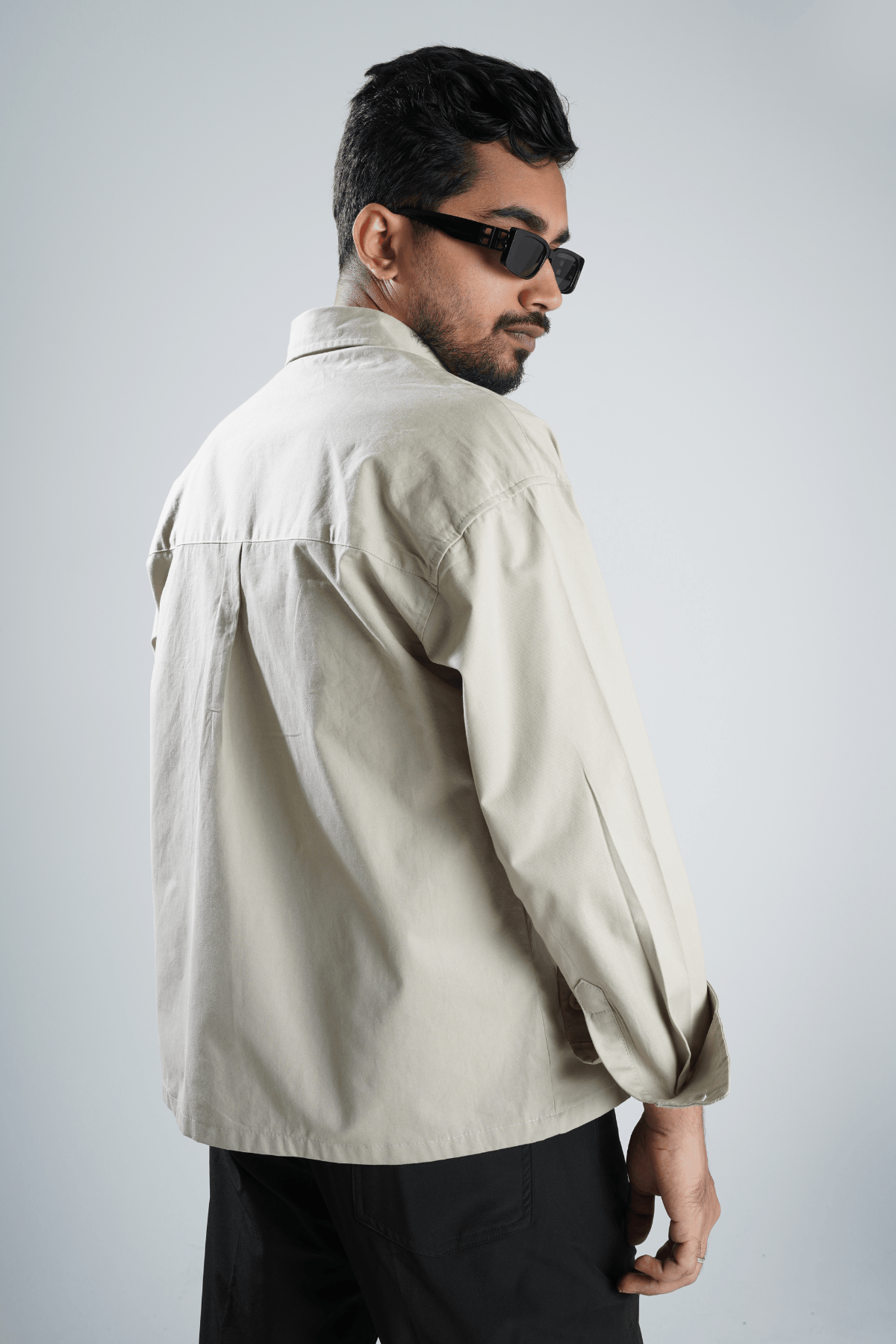 Mad Koffee Double Pocket Overshirt - Off-White