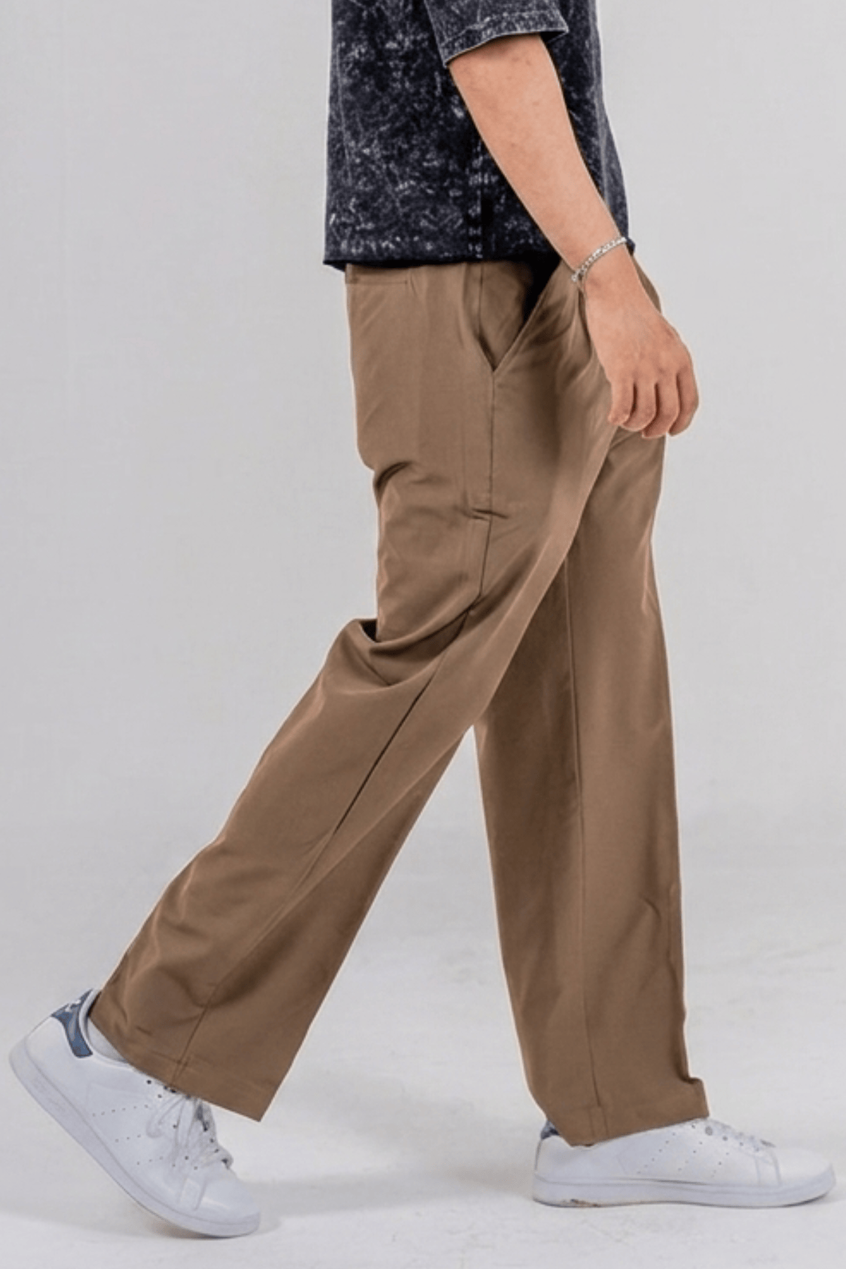 Mad Koffee Korean Pants - Taupe (Warm Khaki)