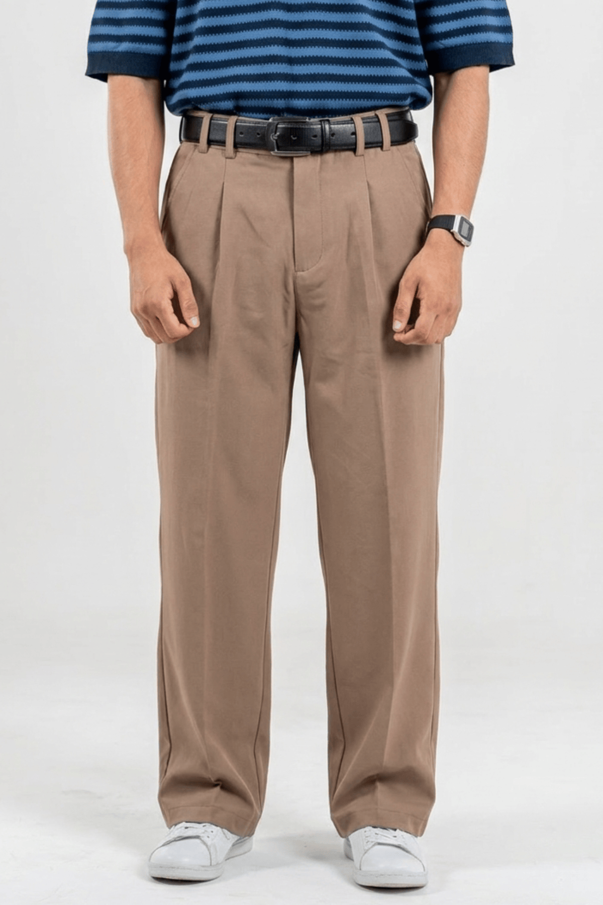 Mad Koffee Korean Pants - Taupe (Warm Khaki)