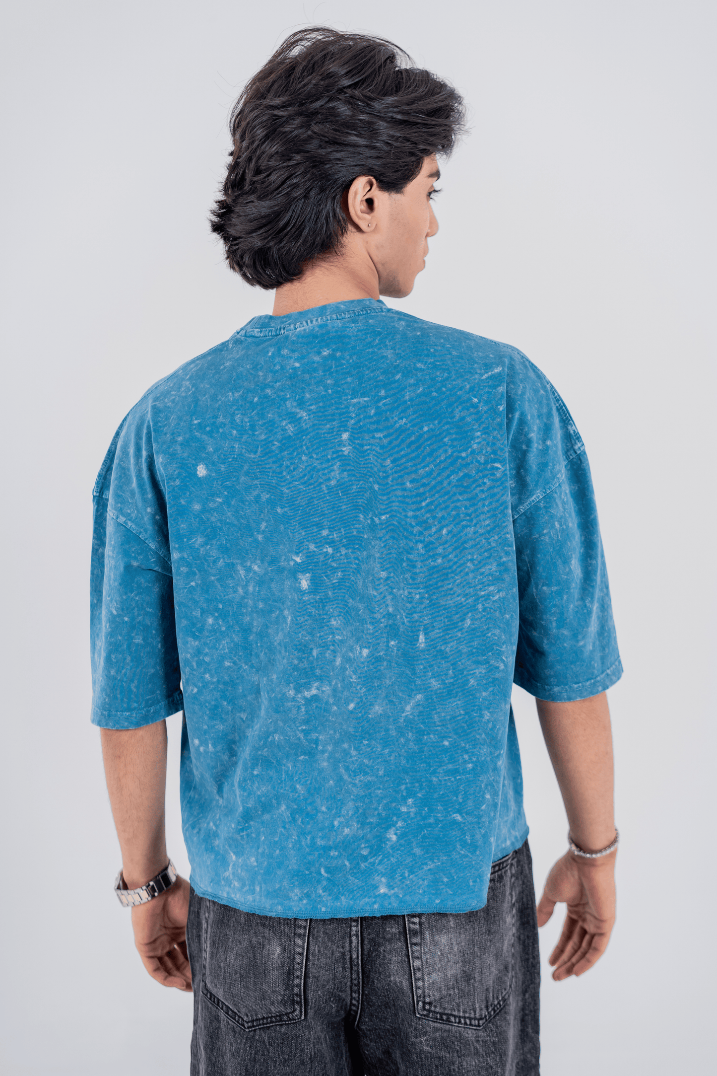 Mad Koffee Men’s Full Pour Acid Wash Tee – Ocean Mineral