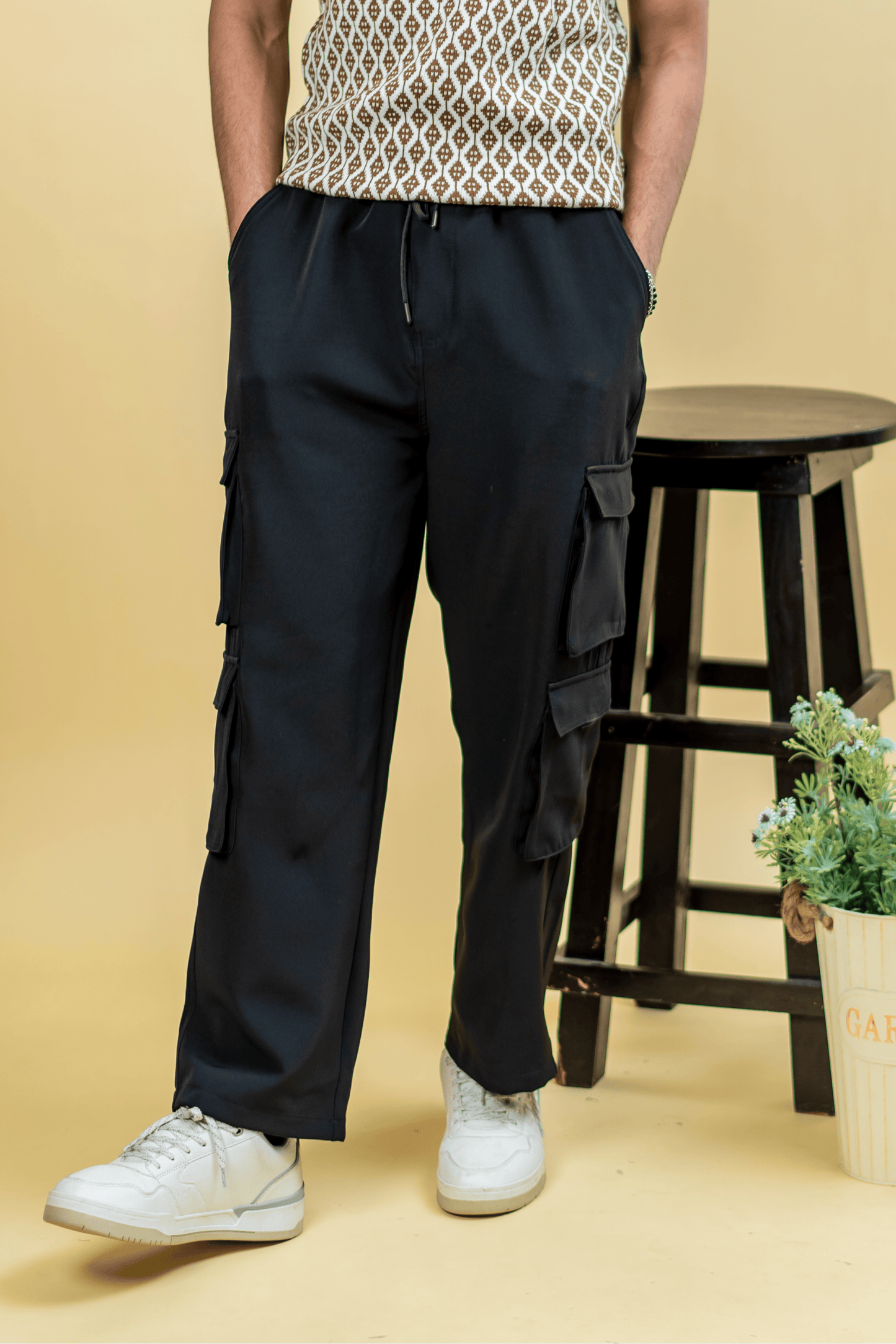 Mad Koffee Pants 8 Pocket Baggies – Americano (Black)