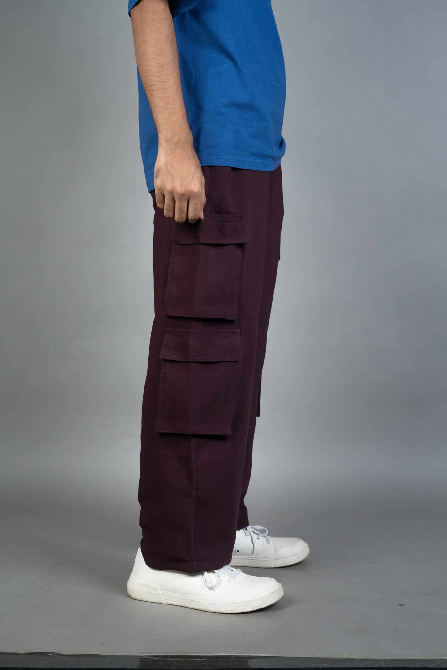 Mad Koffee Pants 8 Pocket Baggies – Dried Rose