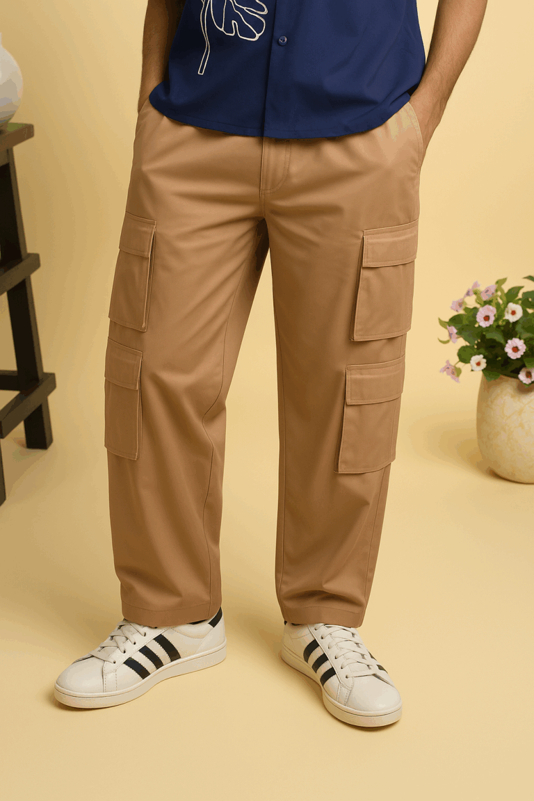 Mad Koffee Pants 8 Pocket Baggies – Khaki (LIGHTWEIGHT)