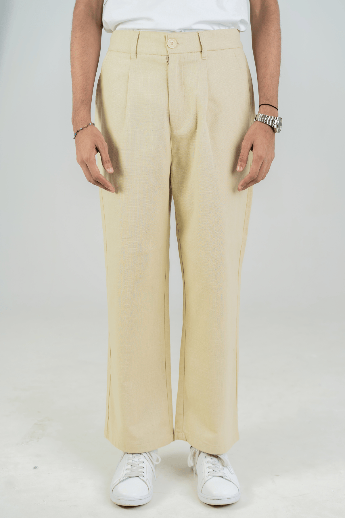 Mad Koffee Pants Remi Cotton Relaxed Fit Pant - Beige