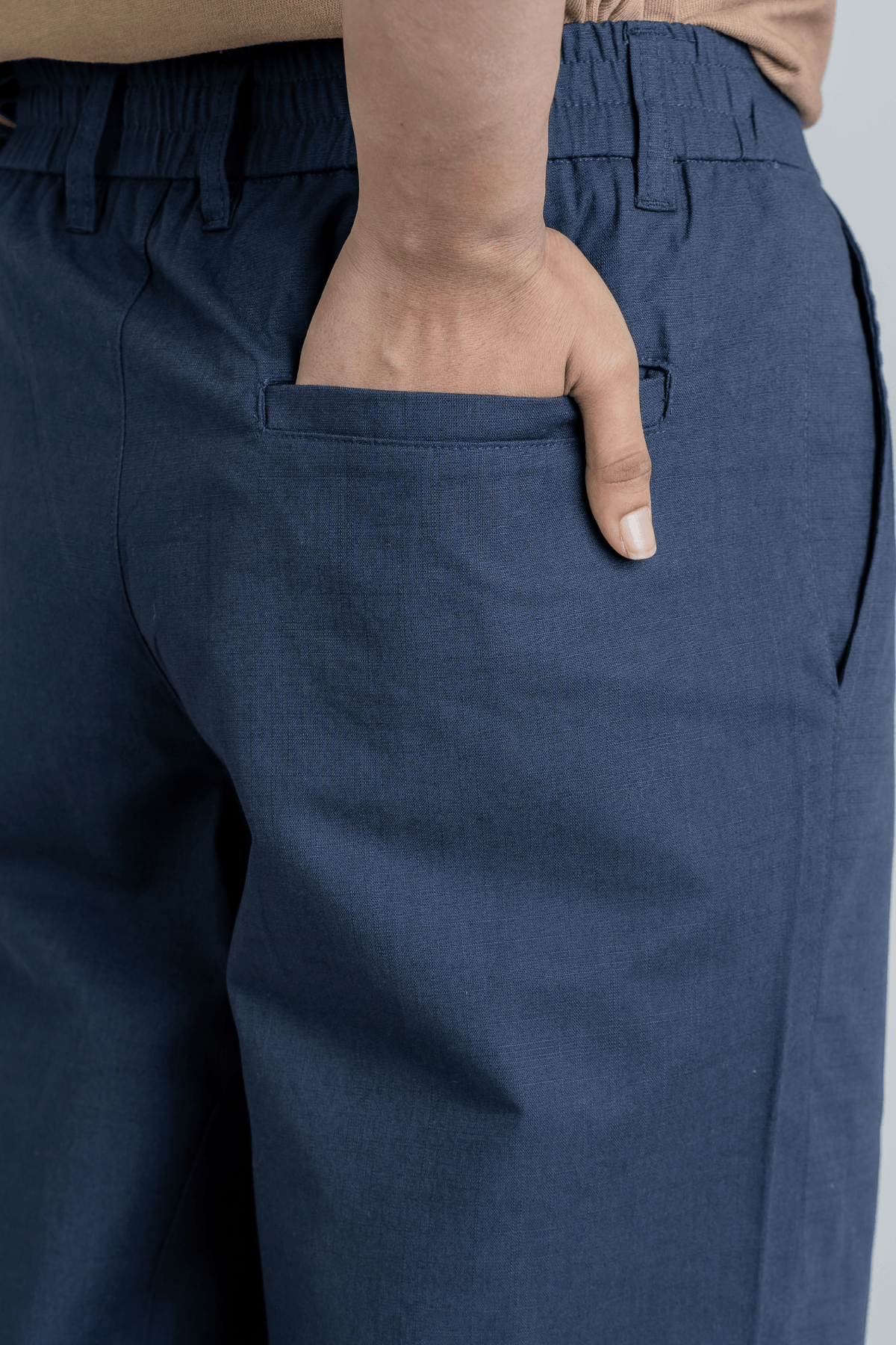 Mad Koffee Pants Remi Cotton Relaxed Fit Pant - Navy Blue