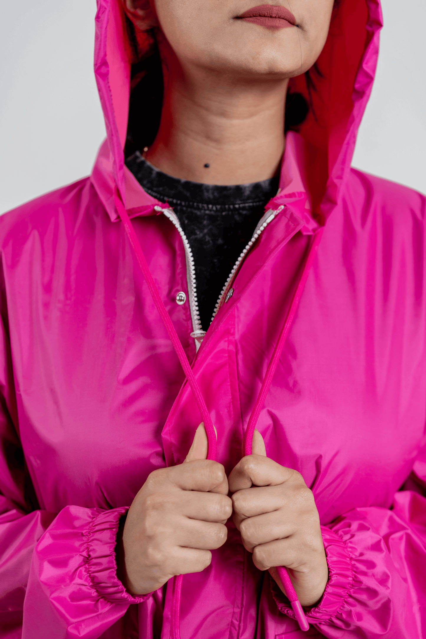 Mad Koffee Raincoat - Pink Storm