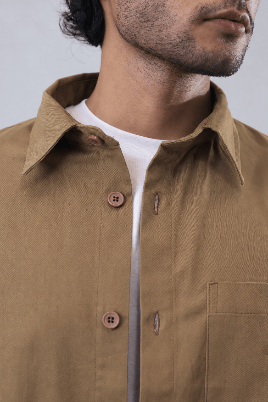 Mad Koffee Shirts Overshirt 3 Pocket - Warm Khaki