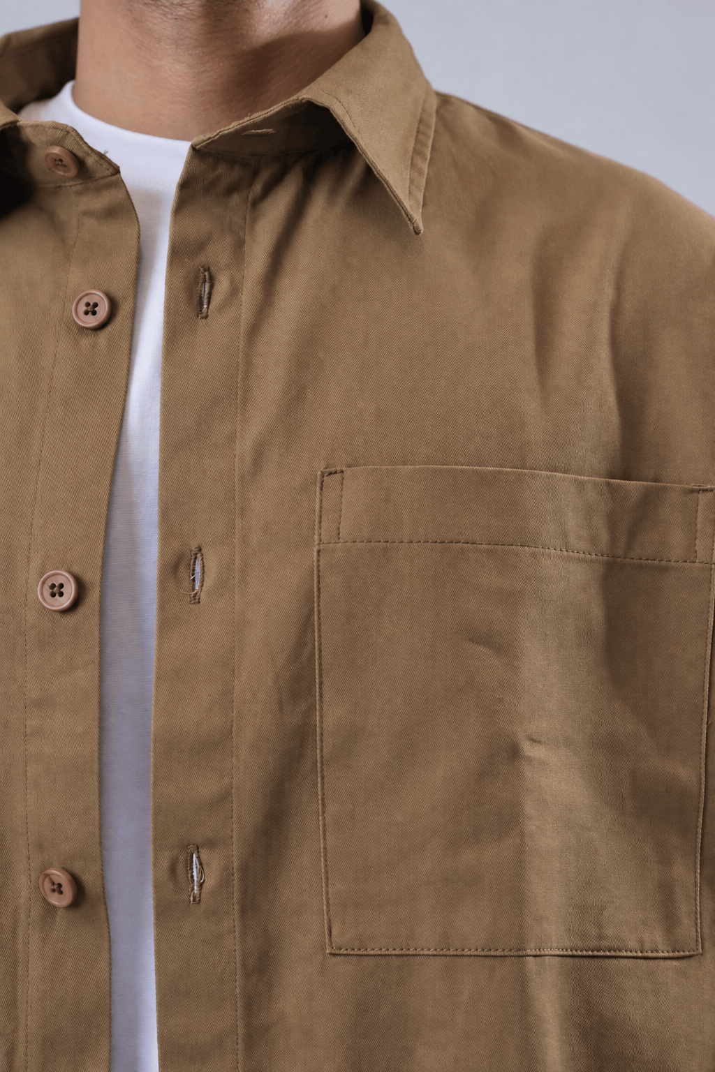 Mad Koffee Shirts Overshirt 3 Pocket - Warm Khaki