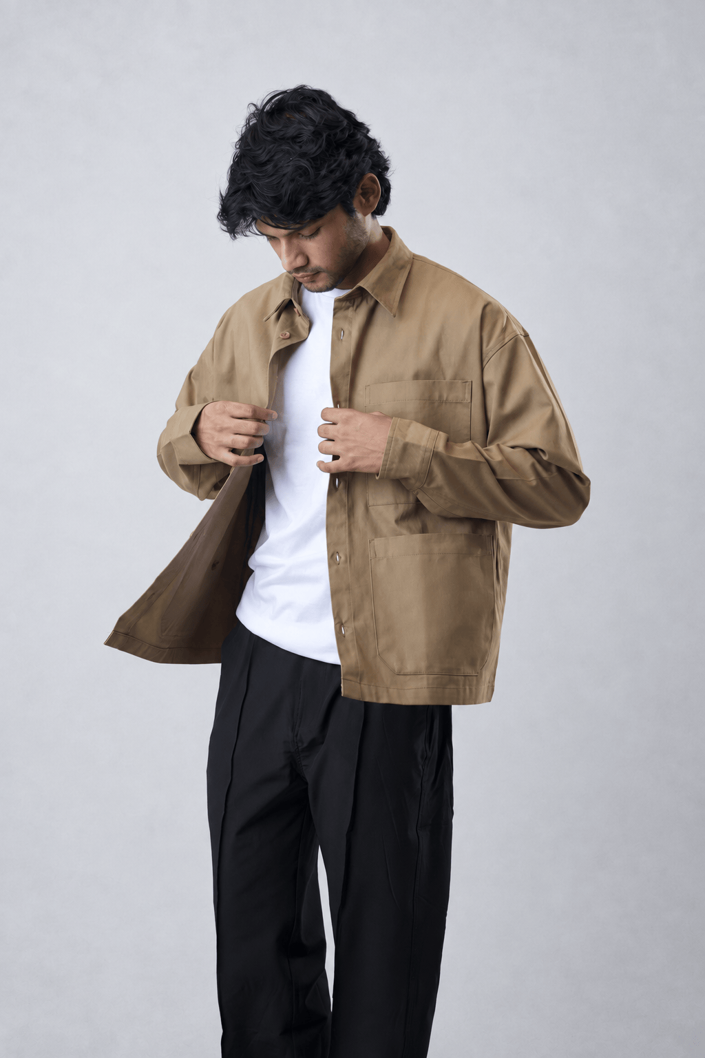 Mad Koffee Shirts Overshirt 3 Pocket - Warm Khaki