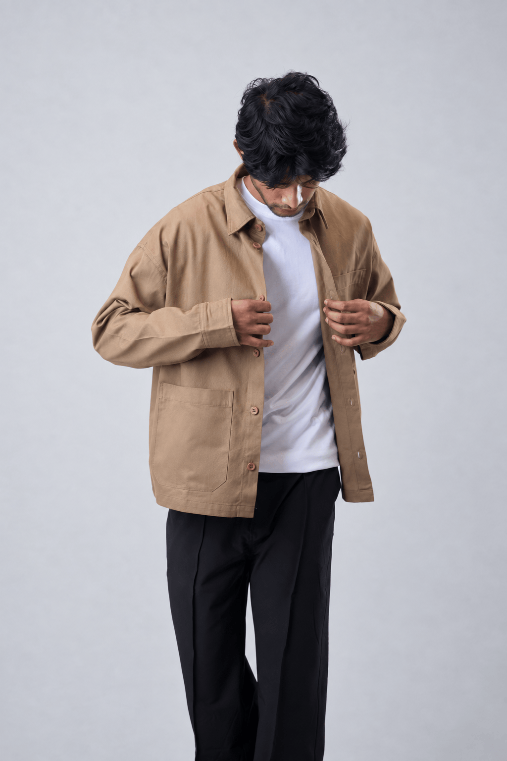 Mad Koffee Shirts Overshirt 3 Pocket - Warm Khaki