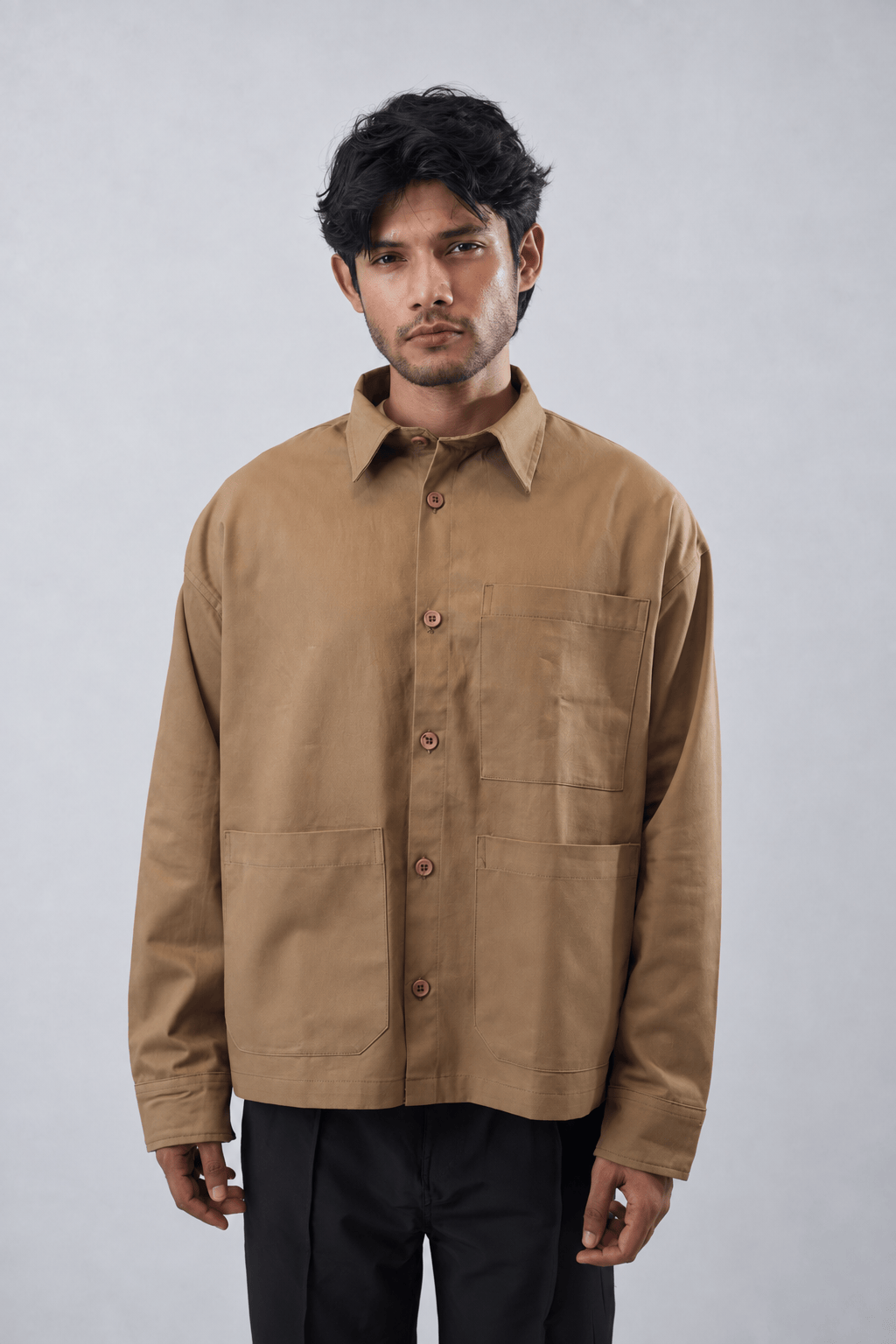 Mad Koffee Shirts Overshirt 3 Pocket - Warm Khaki