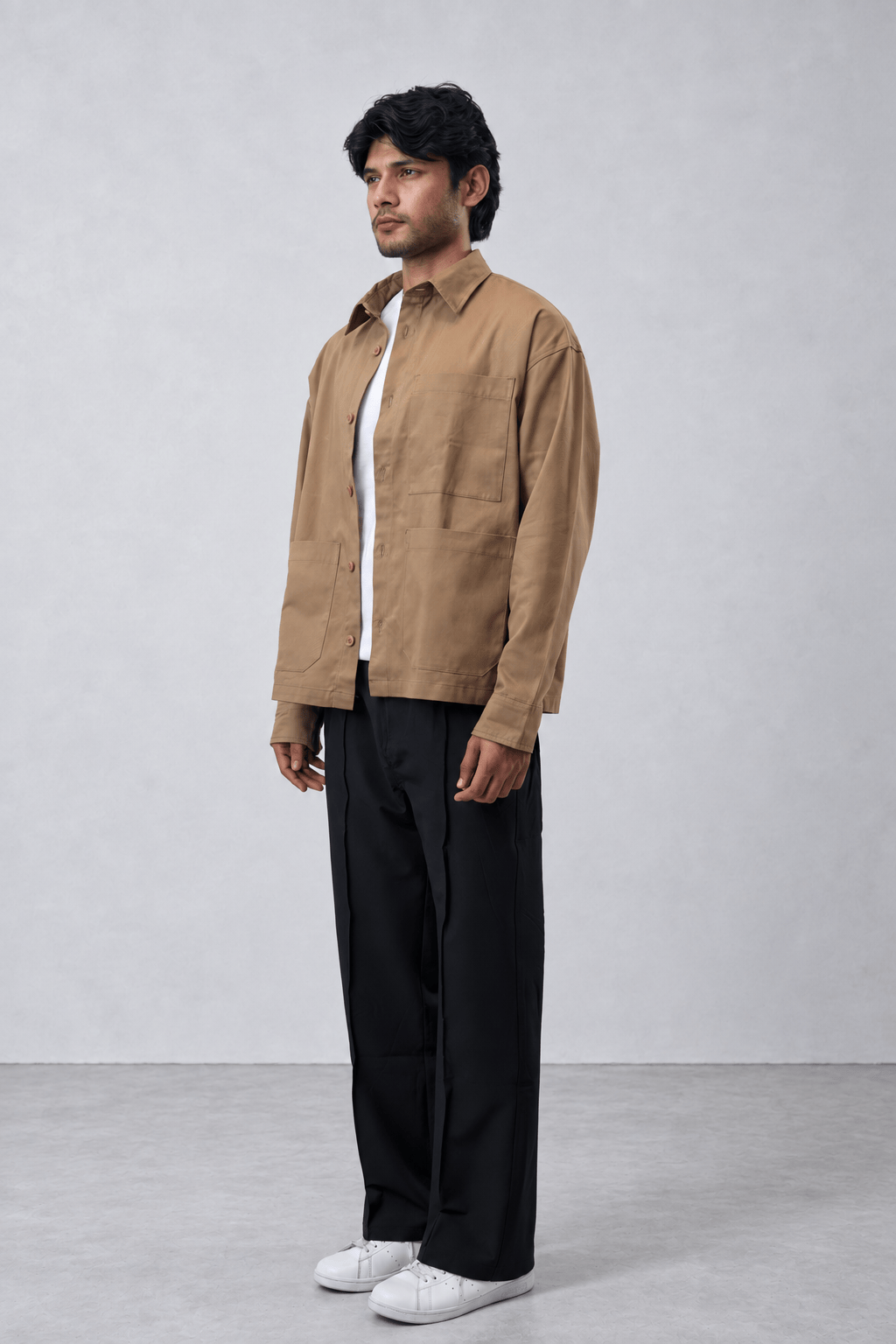 Mad Koffee Shirts Overshirt 3 Pocket - Warm Khaki