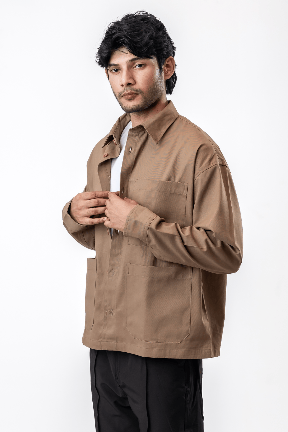 Mad Koffee Shirts Overshirt 3 Pocket - Warm Khaki