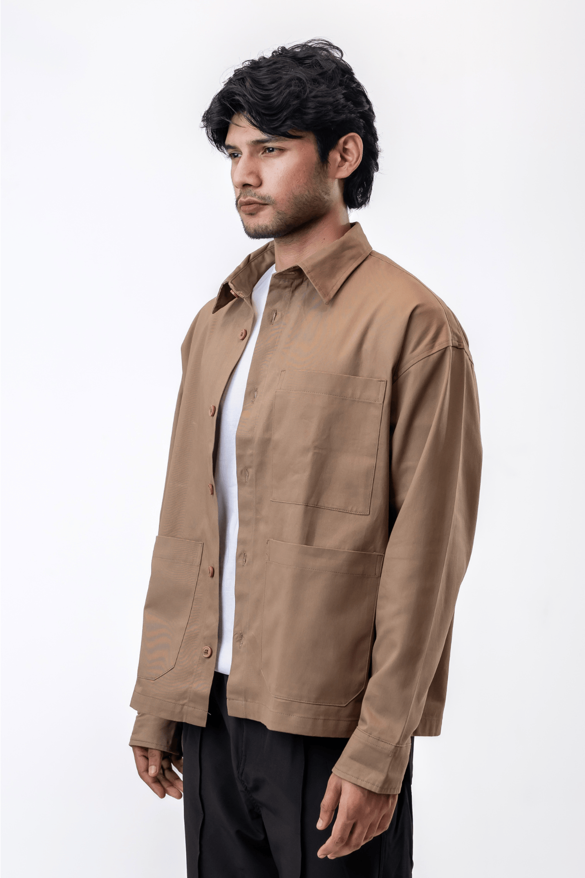 Mad Koffee Shirts Overshirt 3 Pocket - Warm Khaki