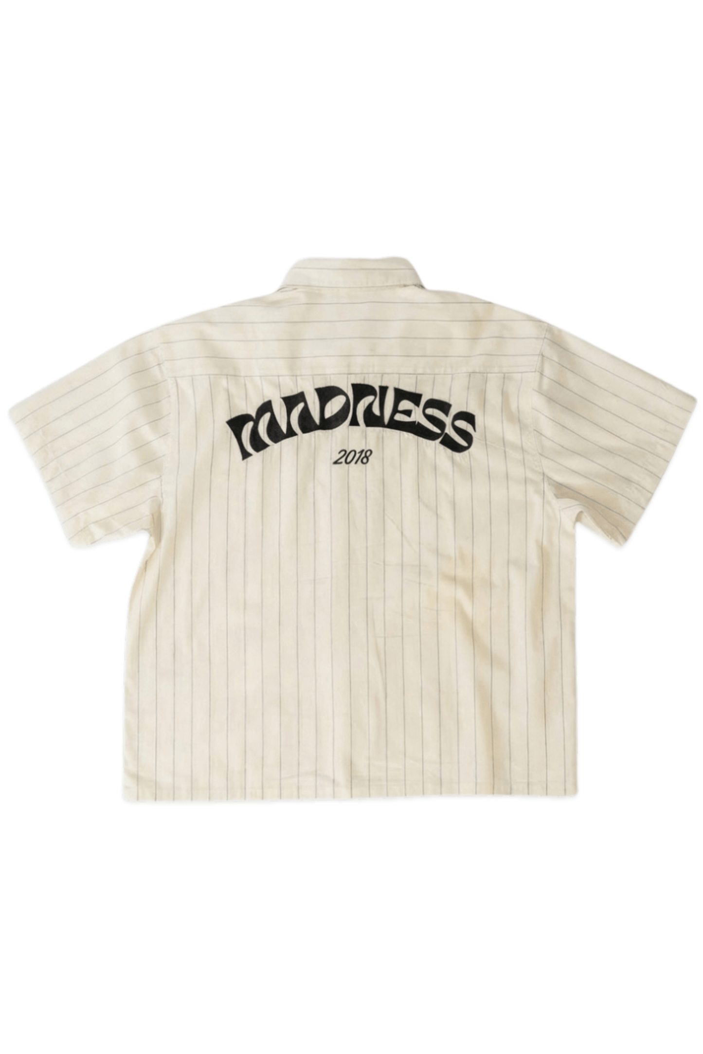 Mad Koffee Shirts Oversized Pinstripe Shirts - Sand