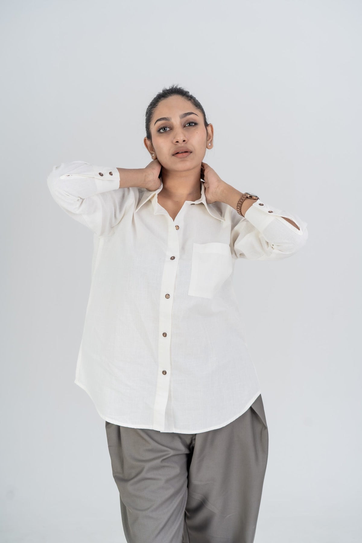 Mad Koffee Shirts Women’s Long Shirt - Bright White
