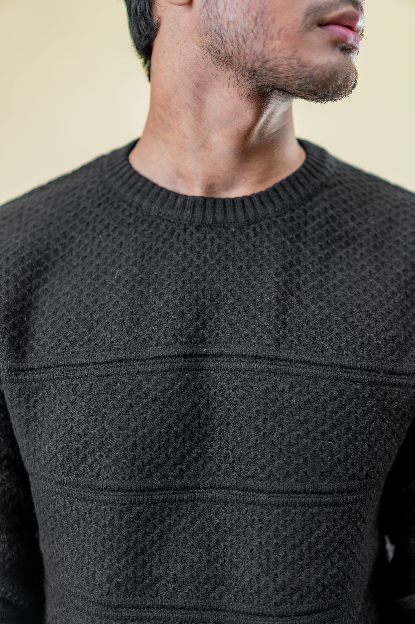 Mad Koffee Sweater Polyamide Sweater: Black