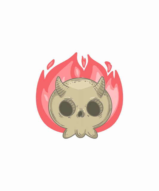 Cute Devil Mask Regular fit T-shirt