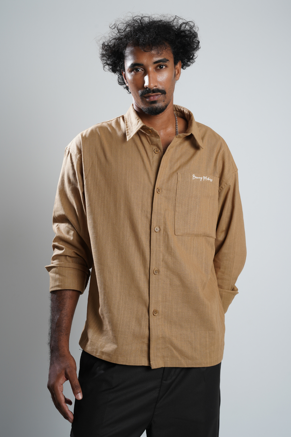 Remi Cotton Boxy-Fit Shirt